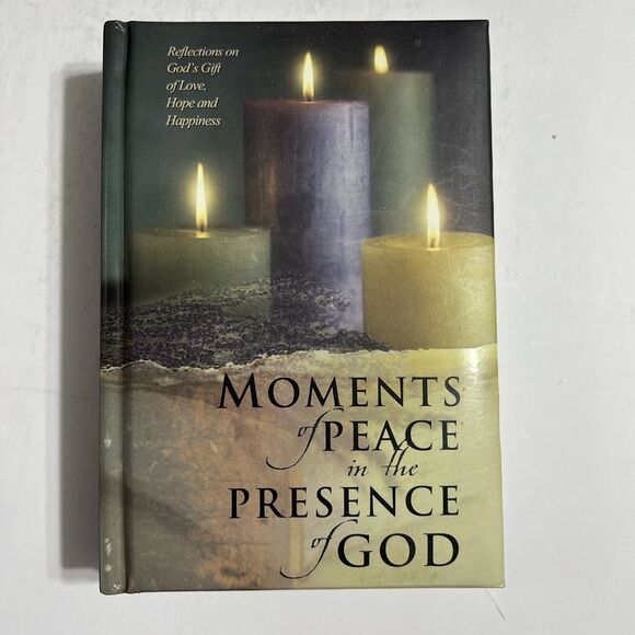 Moments of Peace in the Presence of God Hardcover Book Scripture Quotations - Picture 1 of 8